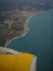 Kilátás a Vueling egyik járatáról